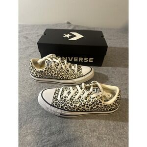 Converse Chuck Taylor All Star A17962F Cheetah Animal Print Shoes M 5.5 W7.5 NIB